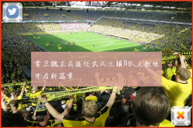 常卫魏正式接任武汉三镇B队主教练开启新篇章