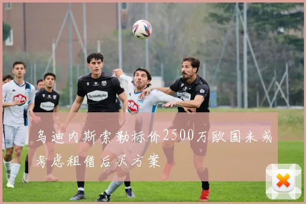 乌迪内斯索勒标价2500万欧国米或考虑租借后买方案